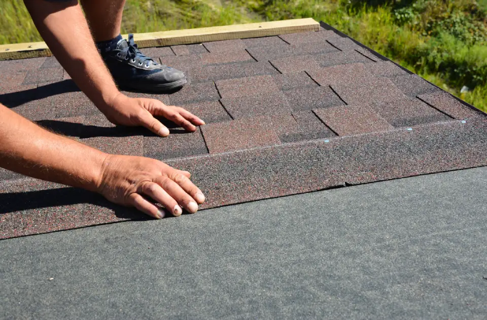 Roof replacement in progress on Mentor Ohio home